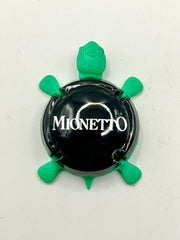 Mionetto Sparkling Wine - Bottle Cap Magnet Turtle Shell Shocked Art