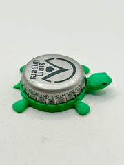 Siam Winery (Thailand) - Bottle Cap Magnet Turtle Shell Shocked Art