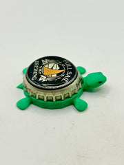 Full Sail Brewing, Orange Sail (Black Vintage) - Bottle Cap Magnet Turtle Shell Shocked Art
