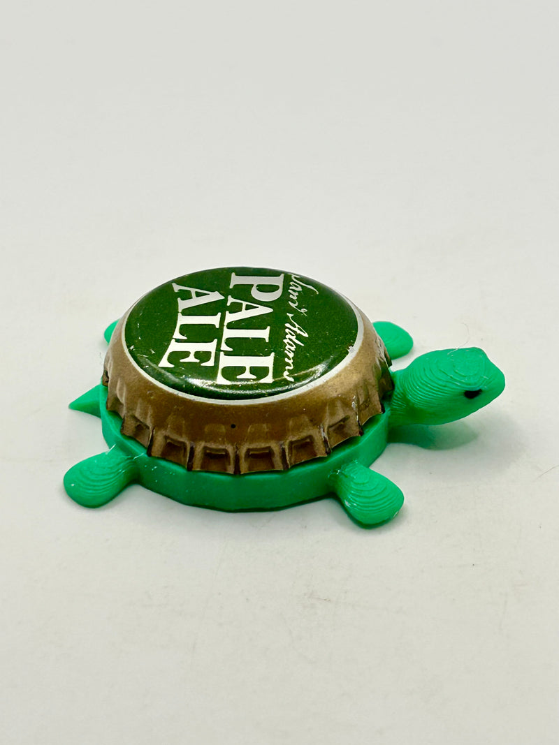 Sam Adams Pale Ale (Vintage) - Bottle Cap Magnet Turtle Shell Shocked Art