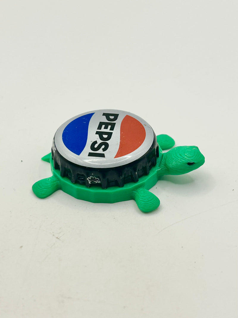 Pepsi (Black Text) - Bottle Cap Magnet Turtle Shell Shocked Art