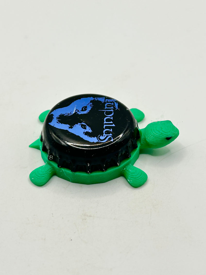 Lupulus Hopera (Blue) - Bottle Cap Magnet Turtle Shell Shocked Art