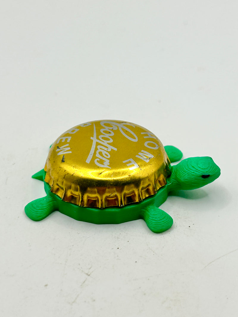 Cooper’s Brewing (Home Brew) - Bottle Cap Magnet Turtle Shell Shocked Art