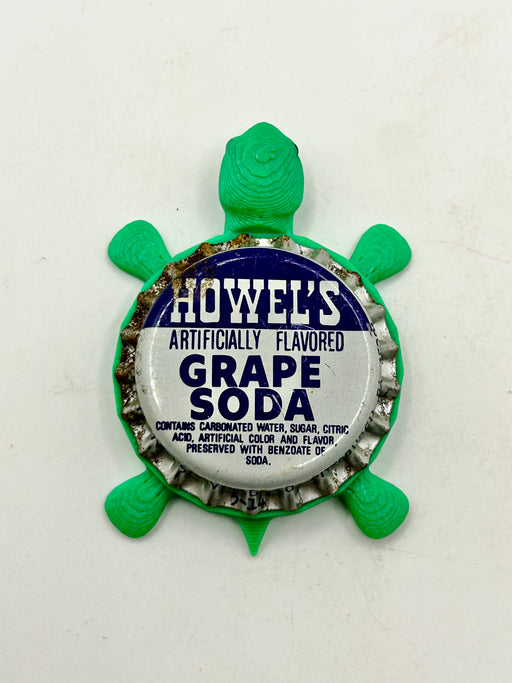 Howel’s Grape - Bottle Cap Magnet Turtle Shell Shocked Art