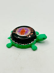 Red Pig Mexican Ale - Bottle Cap Magnet Turtle Shell Shocked Art