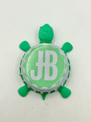 Josephsbrau Brewing (JB - Green) - Bottle Cap Magnet Turtle Shell Shocked Art