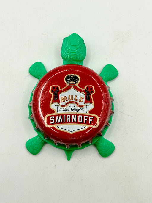 Smirnoff (Mule) - Bottle Cap Magnet Turtle Shell Shocked Art
