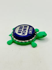 Nehi Birch Beer (Silver) - Bottle Cap Magnet Turtle Shell Shocked Art