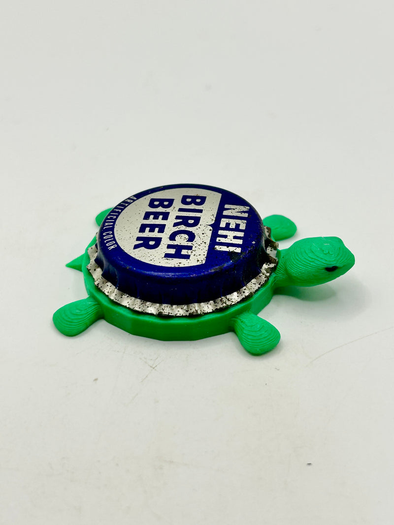 Nehi Birch Beer (Silver) - Bottle Cap Magnet Turtle Shell Shocked Art