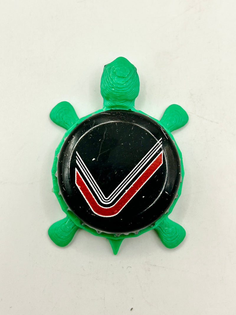 Molson Carling Black Label - Bottle Cap Magnet Turtle (Copy) Shell Shocked Art