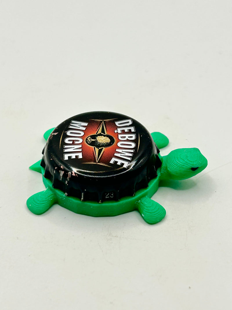 Debowe Mocne (Poland) - Bottle Cap Magnet Turtle Shell Shocked Art