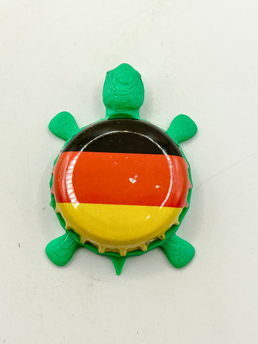 Germany Flag - Bottle Cap Magnet Turtle Shell Shocked Art