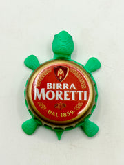 Birra Moretti - Bottle Cap Magnet Turtle (Copy) Shell Shocked Art