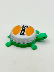 Spezi Orange Soda - Bottle Cap Magnet Turtle Shell Shocked Art