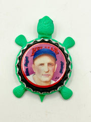 Billy Rogell, Helmar Brewing Big League Brew (#22) - Bottle Cap Magnet Turtle (Copy) Shell Shocked Art