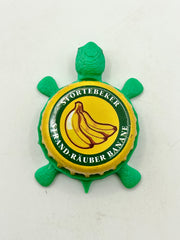 Stortebeker Brewing (Banana) - Bottle Cap Magnet Turtle Shell Shocked Art
