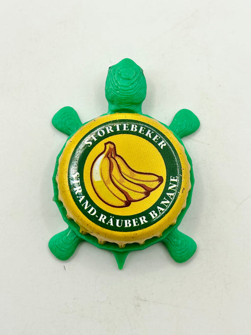 Stortebeker Brewing (Banana) - Bottle Cap Magnet Turtle Shell Shocked Art