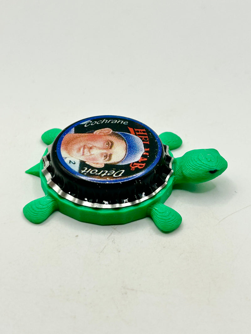 Mickey Cochrane, Helmar Brewing Big League Brew (#2) - Bottle Cap Magnet Turtle Shell Shocked Art