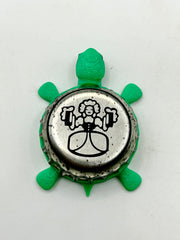Trumer Pils (Austria) - Bottle Cap Magnet Turtle Shell Shocked Art