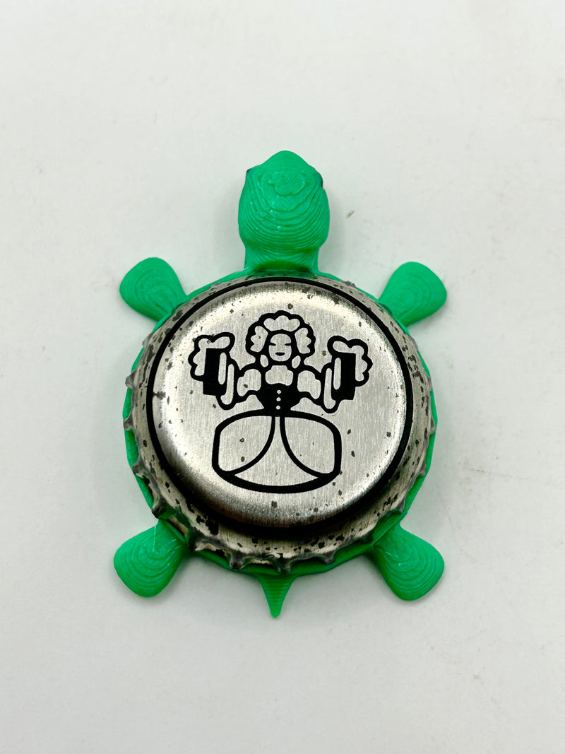 Trumer Pils (Austria) - Bottle Cap Magnet Turtle Shell Shocked Art
