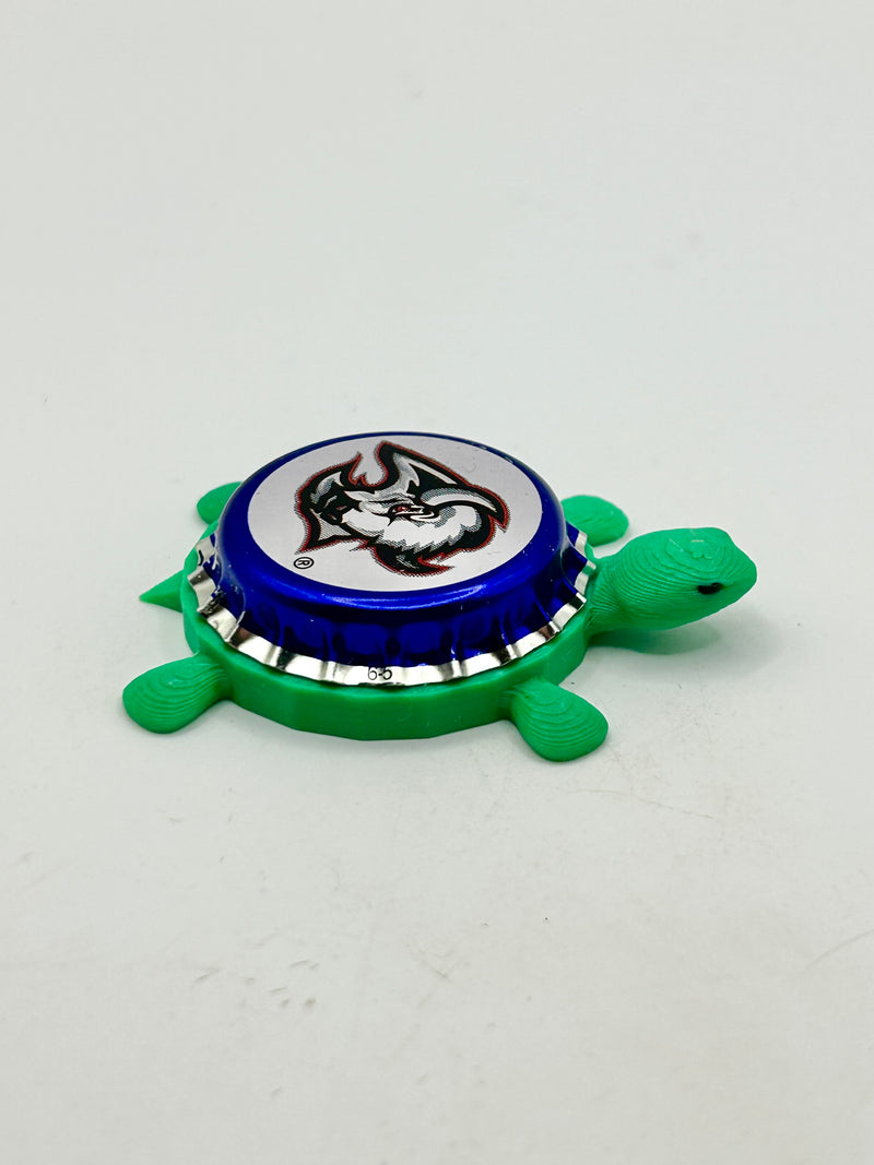 Buffalo Sabres - Bottle Cap Magnet Turtle Shell Shocked Art