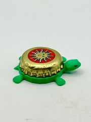 Sun - Allegro Lokalnie - Czech Beer - Bottle Cap Magnet Turtle (Copy) Shell Shocked Art