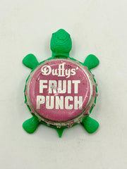 Duffy’s Fruit Punch - Bottle Cap Magnet Turtle Shell Shocked Art