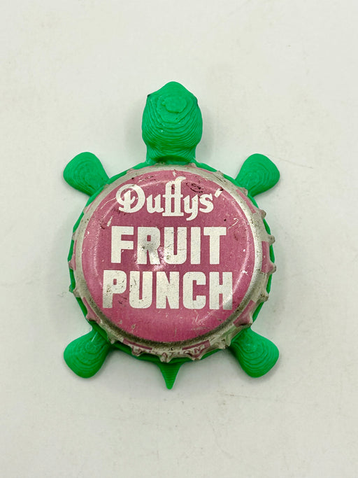 Duffy’s Fruit Punch - Bottle Cap Magnet Turtle Shell Shocked Art