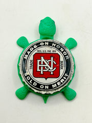 Narragansett Brewing - Bottle Cap Magnet Turtle Shell Shocked Art