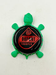 Dupont Tourpes - Bottle Cap Magnet Turtle Shell Shocked Art