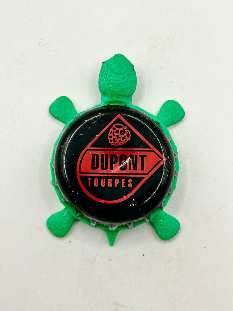 Dupont Tourpes - Bottle Cap Magnet Turtle Shell Shocked Art