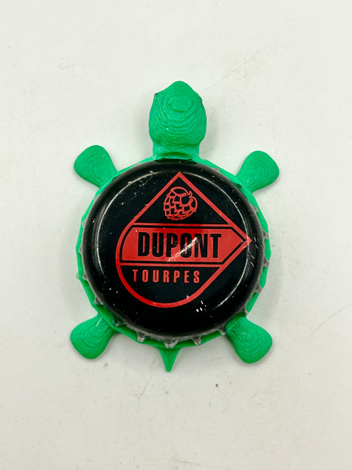 Dupont Tourpes - Bottle Cap Magnet Turtle Shell Shocked Art
