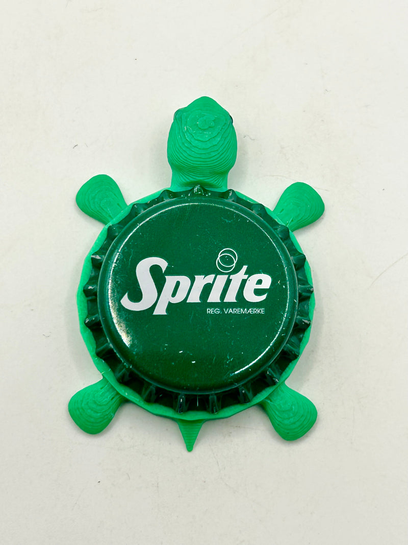 Sprite (International Variation) - Bottle Cap Magnet Turtle Shell Shocked Art