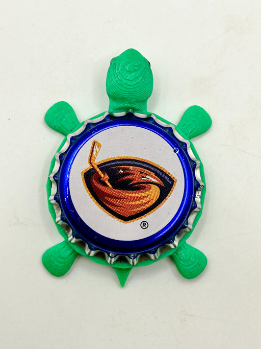 Atlanta Thrashers (Labatt Brewing) - Bottle Cap Magnet Turtle Shell Shocked Art