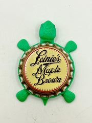 Leinenkugel's Maple Brown - Bottle Cap Magnet Turtle Shell Shocked Art