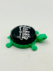 Yakka Brewing - Bottle Cap Magnet Turtle Shell Shocked Art