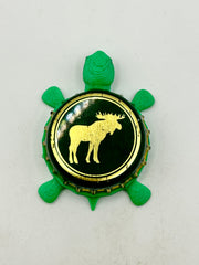 Moose Shore (Losinyi Bereg) Russian Beer - Bottle Cap Magnet Turtle Shell Shocked Art