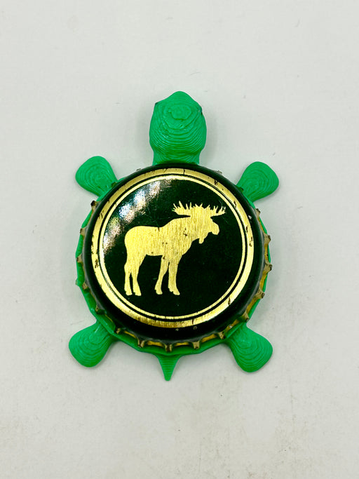 Moose Shore (Losinyi Bereg) Russian Beer - Bottle Cap Magnet Turtle Shell Shocked Art