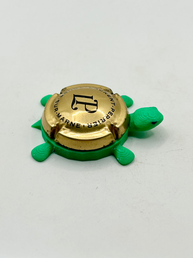 Laurent-Perrier (Gold) - Bottle Cap Magnet Turtle Shell Shocked Art