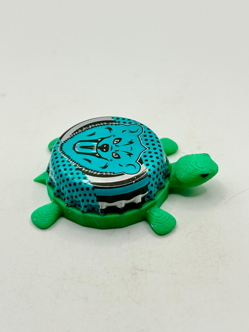 Blues Berry - Mira Brewing - Bottle Cap Magnet Turtle Shell Shocked Art