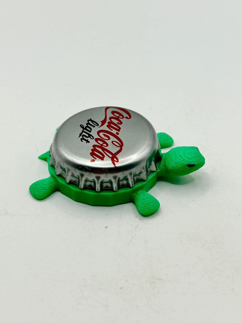 Coca Cola Light - Bottle Cap Magnet Turtle (Copy) Shell Shocked Art
