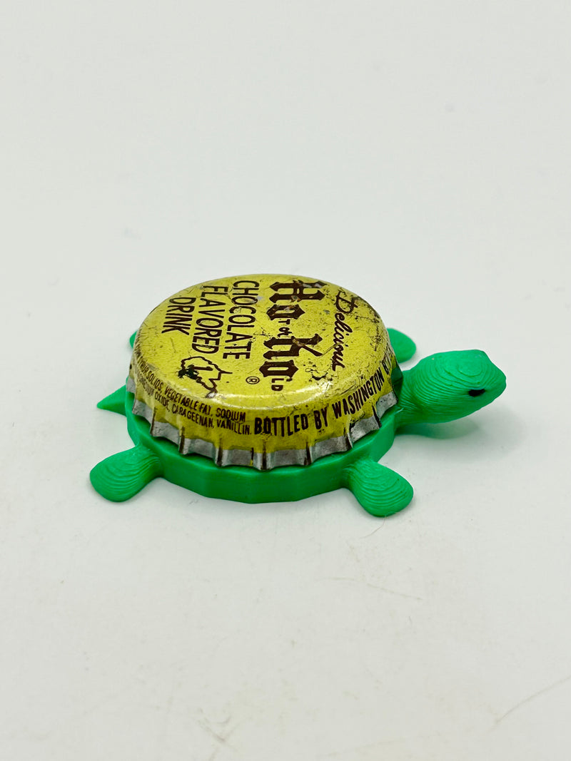 Ho Ko Chocolate Drink (Hot or Kold) - Bottle Cap Magnet Turtle Shell Shocked Art