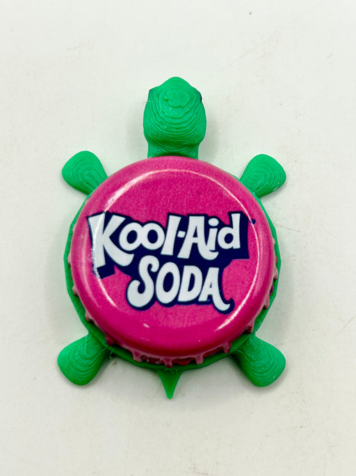 Kool Aid Soda - Bottle Cap Magnet Turtle (Copy) Shell Shocked Art