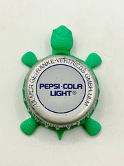 Pepsi Light - Bottle Cap Magnet Turtle (Copy) Shell Shocked Art