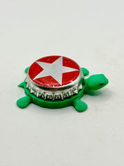 Bingo, Sternburg Brauerei - Bottle Cap Magnet Turtle Shell Shocked Art