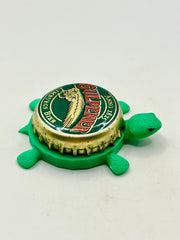 Gulpener - Bottle Cap Magnet Turtle Shell Shocked Art