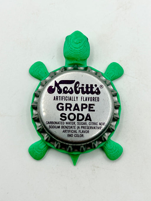 Nesbitt’s Grape Soda - Bottle Cap Magnet Turtle Shell Shocked Art