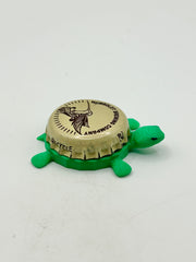 Humboldt Brewing - Bottle Cap Magnet Turtle Shell Shocked Art
