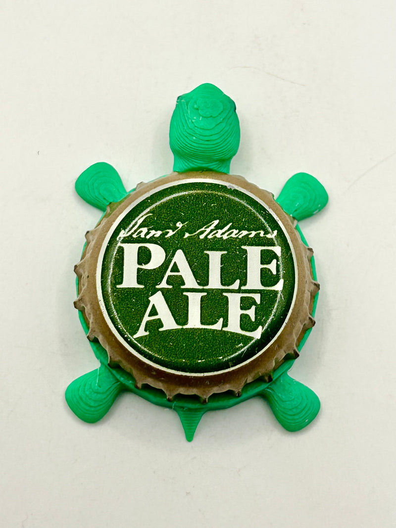 Sam Adams Pale Ale (Vintage) - Bottle Cap Magnet Turtle Shell Shocked Art
