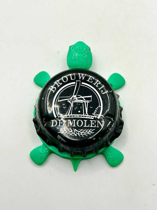 De Molen Brouwerij (Netherlands) - Bottle Cap Magnet Turtle (Copy) Shell Shocked Art